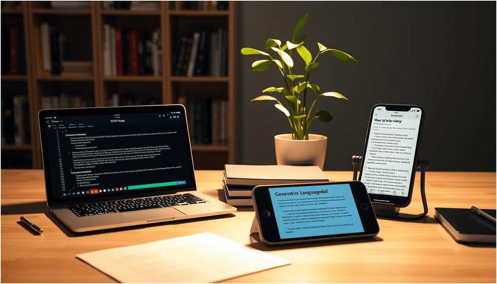AI Tools for Writing — collage of academic, technical, and business workflows
