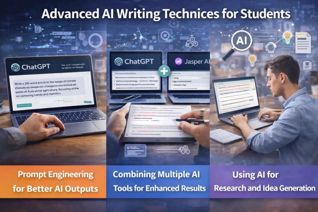 Advanced AI writing techniques for students