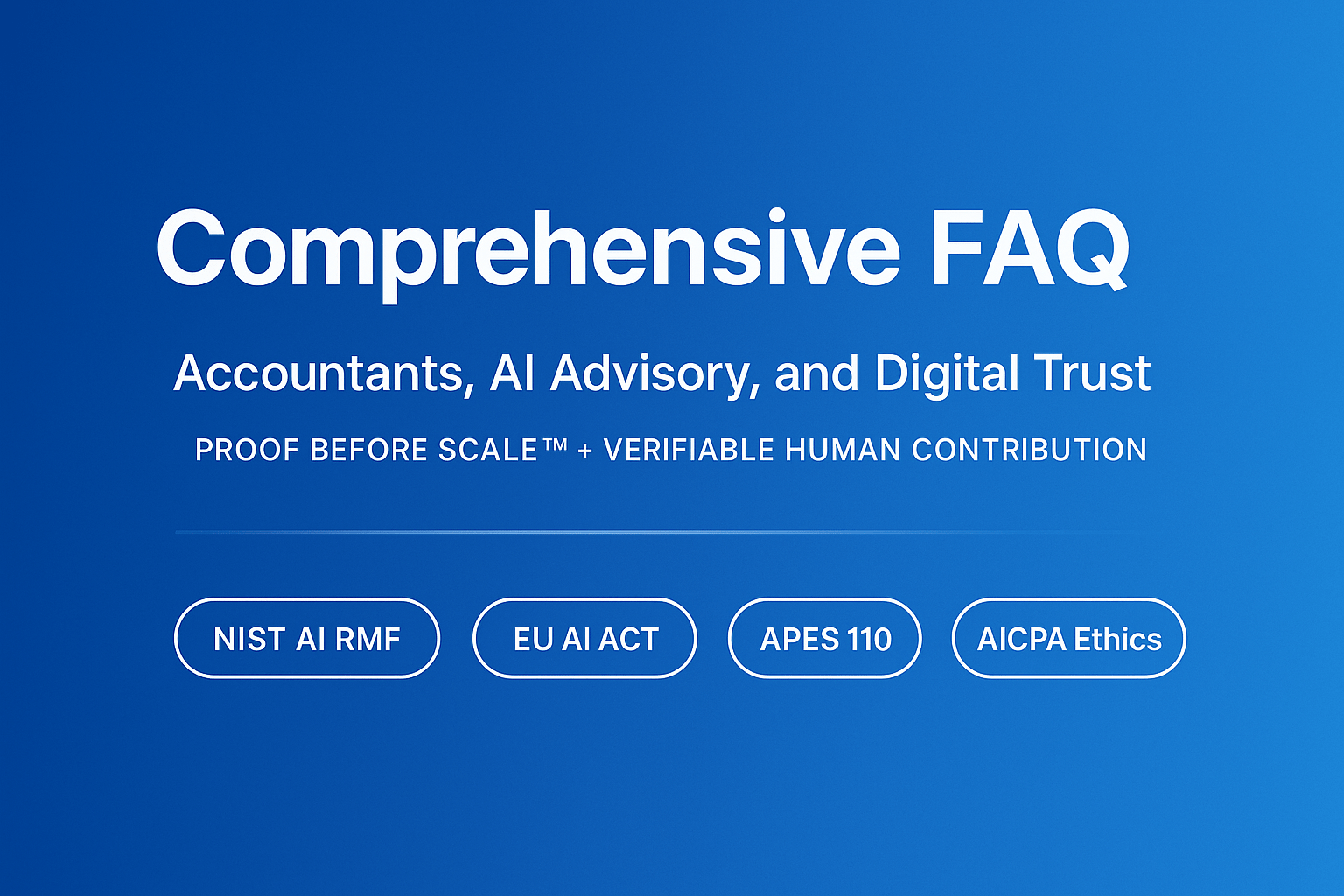 Comprehensive FAQ about accountability, AI advisory, and digital trust on TechLifeFuture.com