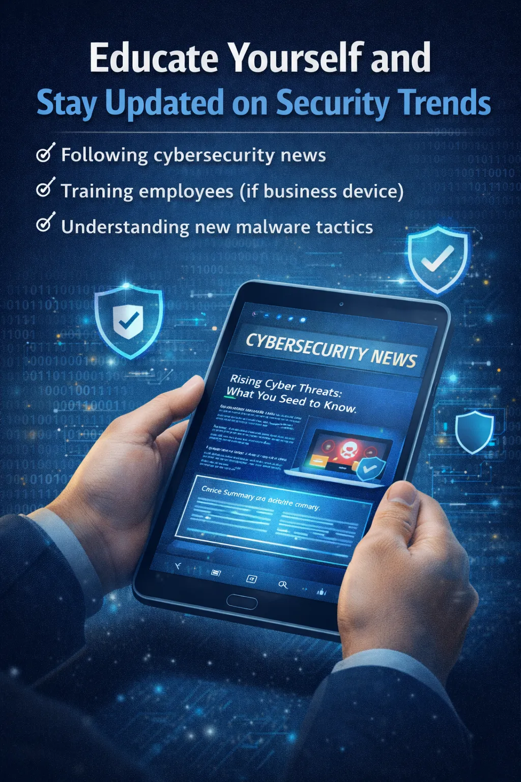 Educate Yourself and Stay Updated on Security Trends