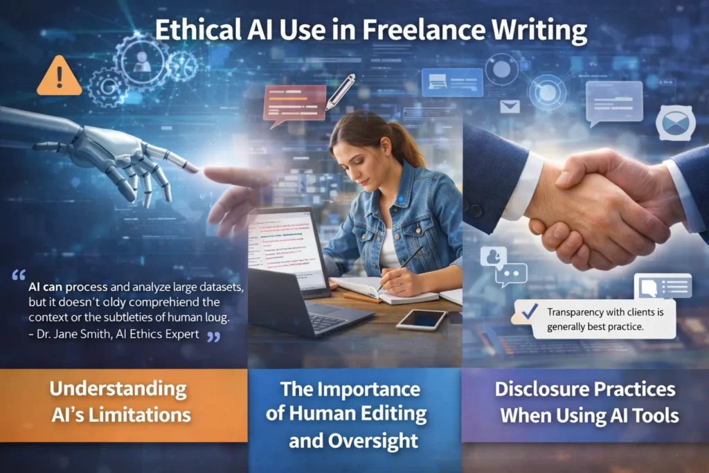 Ethical AI use in freelance writing