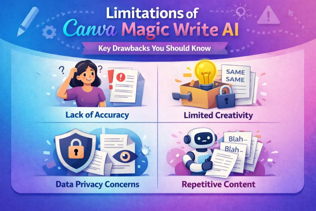 Limitations of Canva Magic Write AI