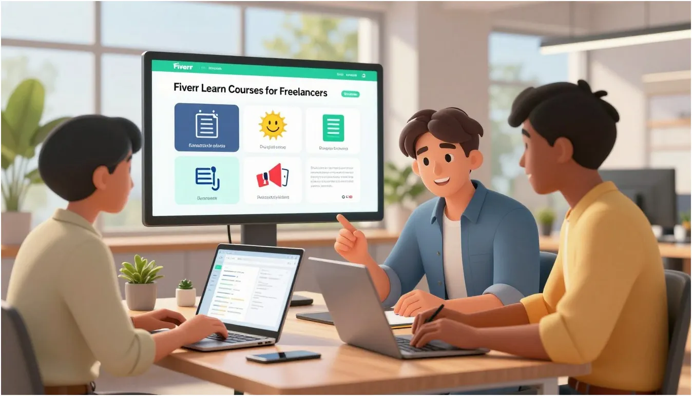 Overview of Fiverr Learn Courses
